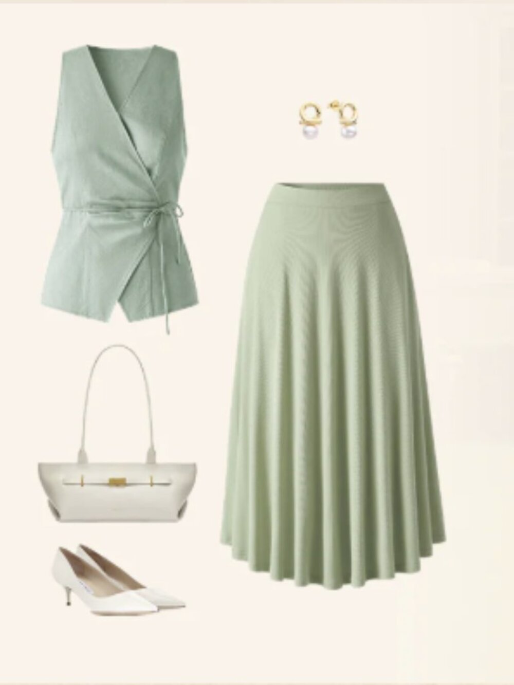 OGL Wrap Top with Self-Tie (TOP ONLY) - Picture 2 of 2